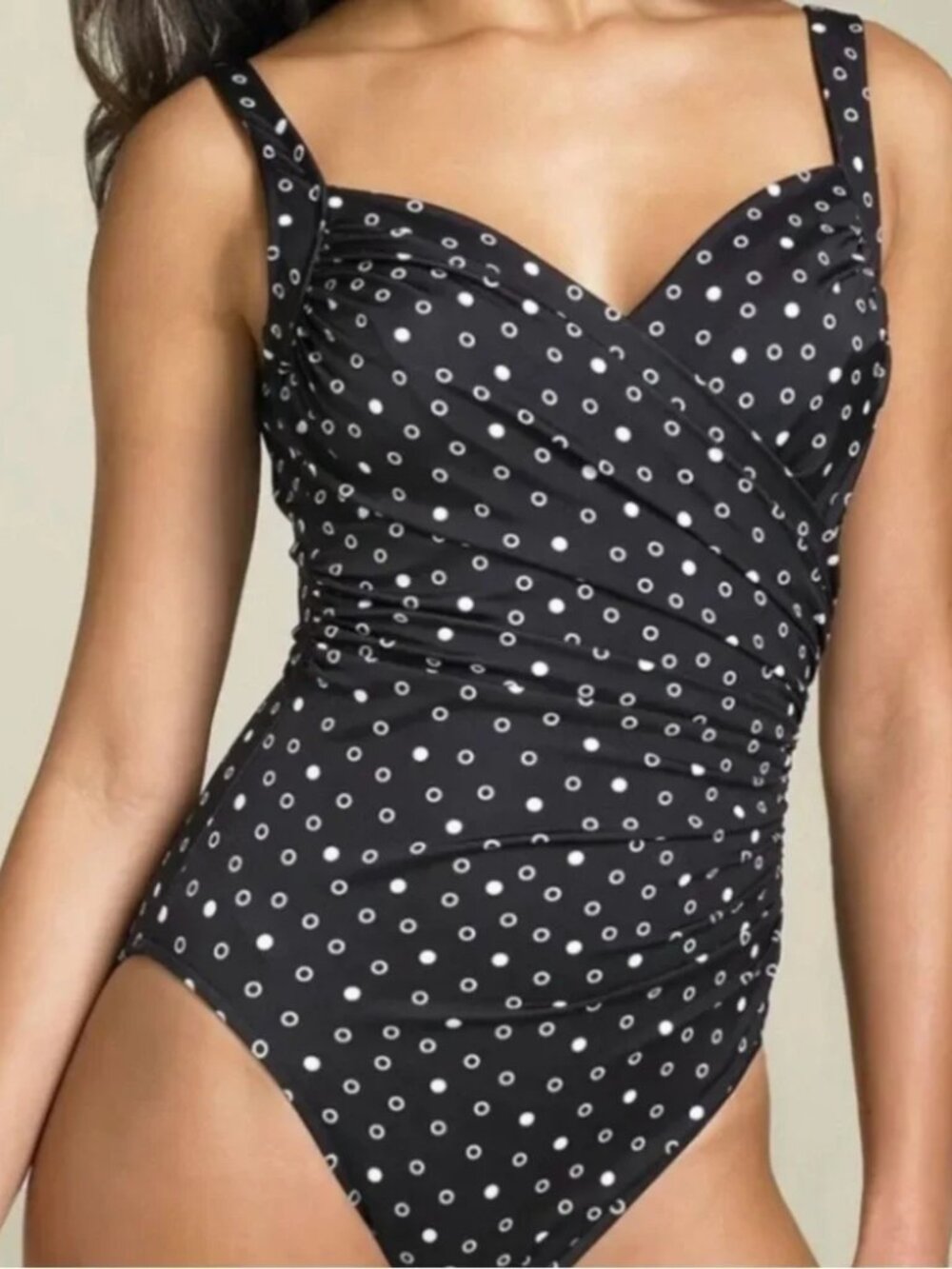 Miraclesuit Sanible Polkadot One Piece Swimsuit